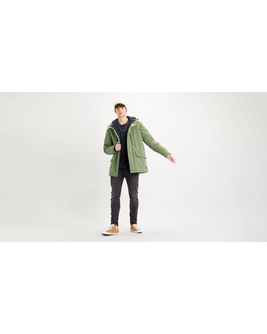 Parka Woodside utility Verde da Uomo di Levi's in Verde | Lyst