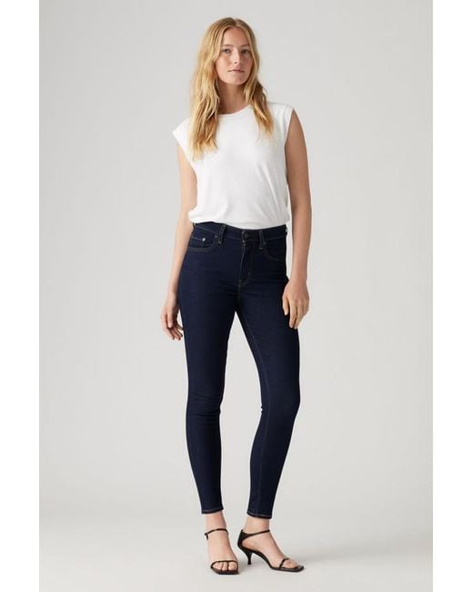 Levi's Blue 721 High Rise Skinny Jeans