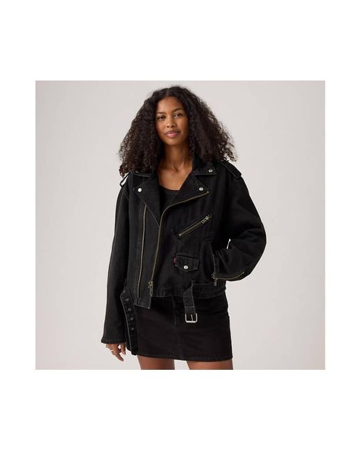Levi's Pride Denim Motorjack in het Black voor heren
