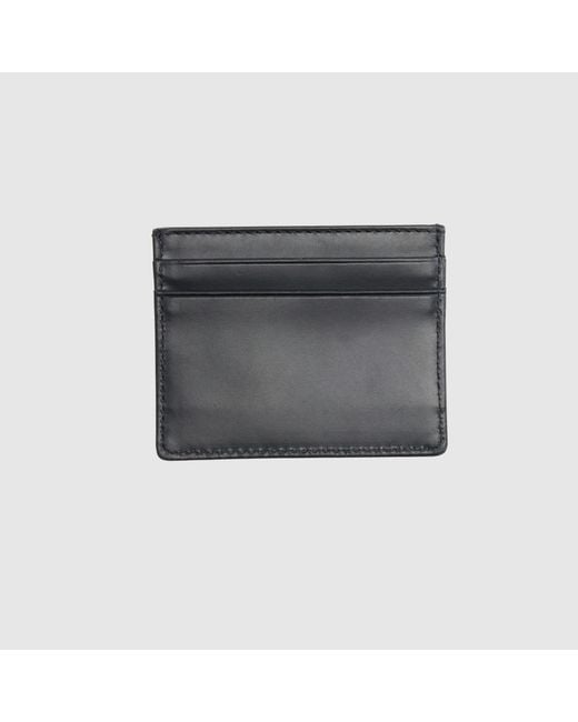 Levi's Black Leather Card Case for men