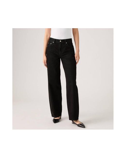 Jeans Baggy Modello Dad di Levi's in Black