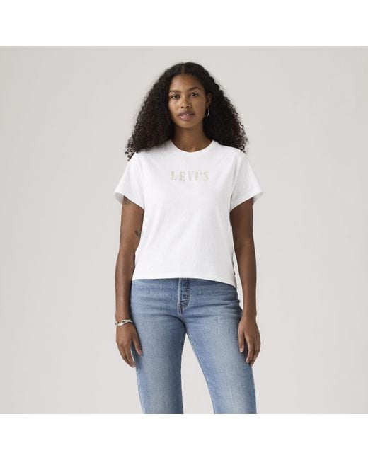 Levi's White Graphic Classic Tee