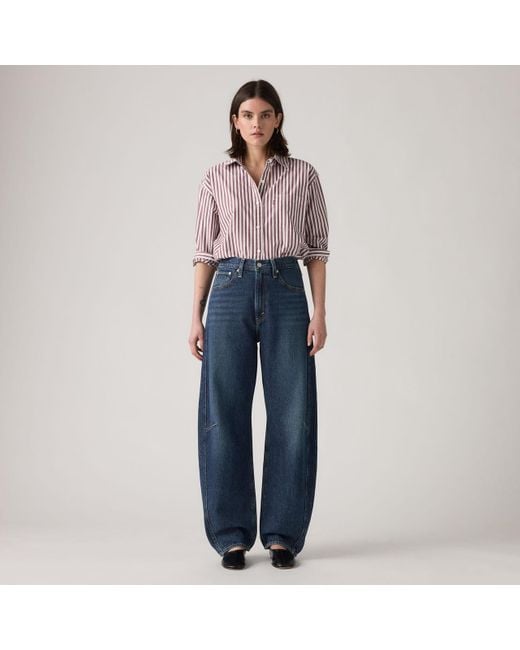 Jeans Barrel Con Cincha Levi's de color Blue