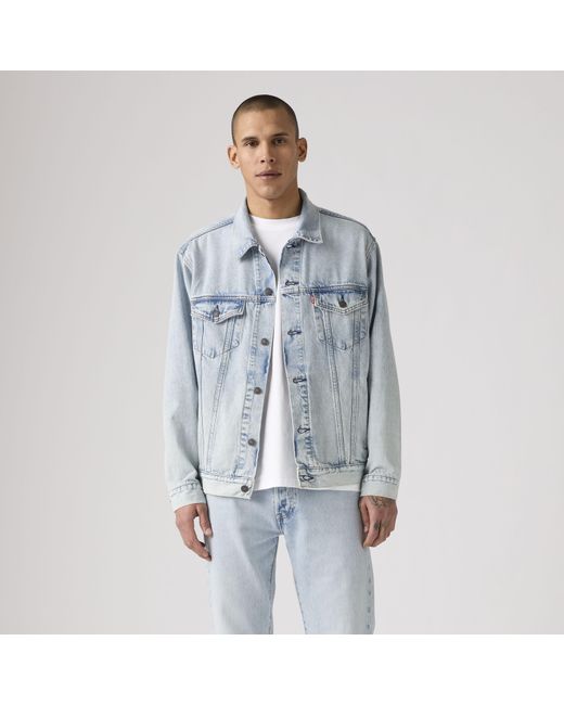 Levi's Blue Relaxed Trucker Jacket for men