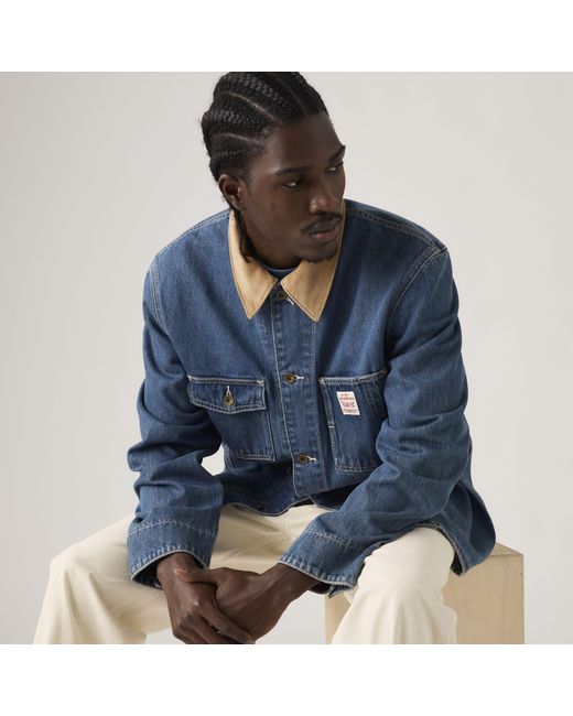 Levi's Blue Berkley Chore Coat for men