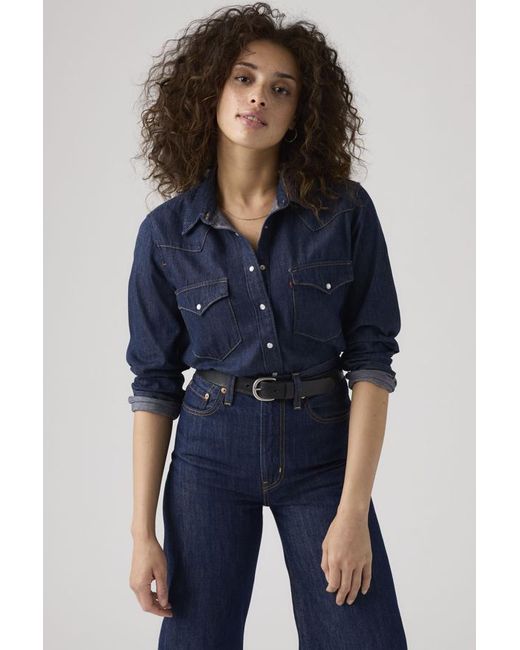 Levi's Het Ultimate Western Overhemd in het Black
