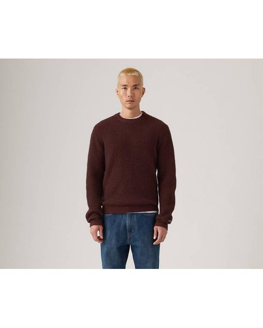 Suéter Con Cuello Redondo Presidio Levi's de hombre de color Brown