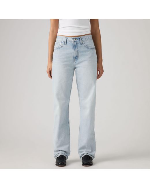 Levi's Blue Easy Dad Jeans
