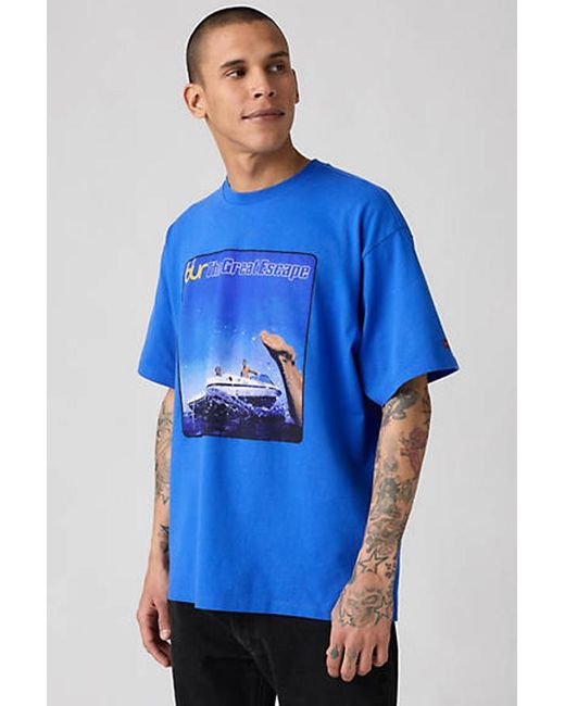 Levi's Blue Blur Band Tee for men