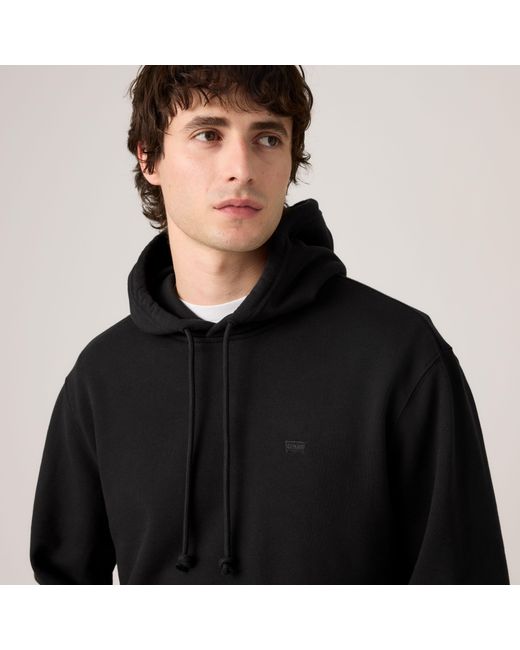Levi's Black New Original Housemark Hoodie for men