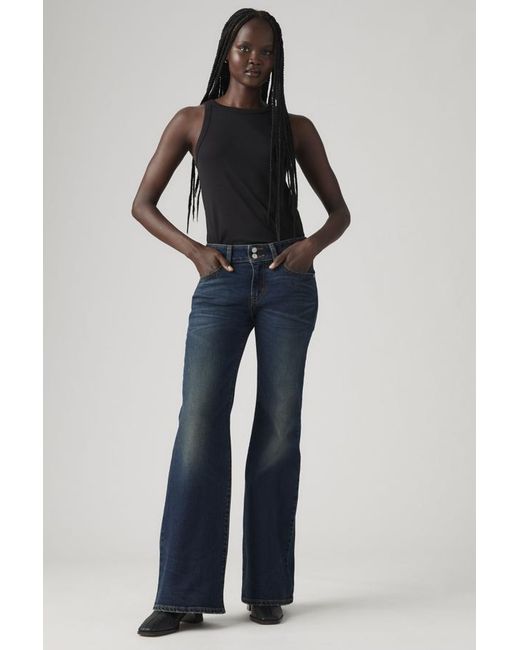 Jean Superlow Flare Levi's en coloris Blue