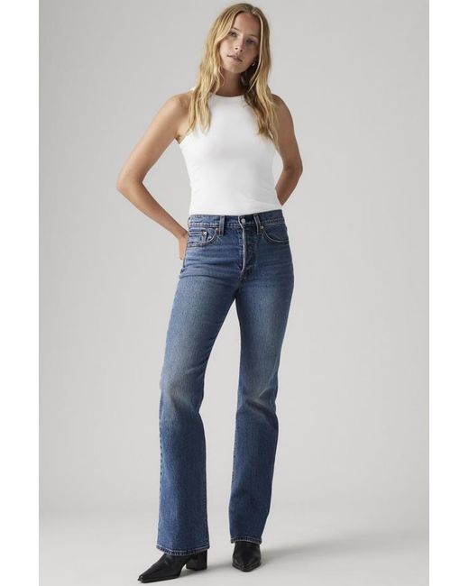 Levi's Blue Wedgie Bootcut Jeans