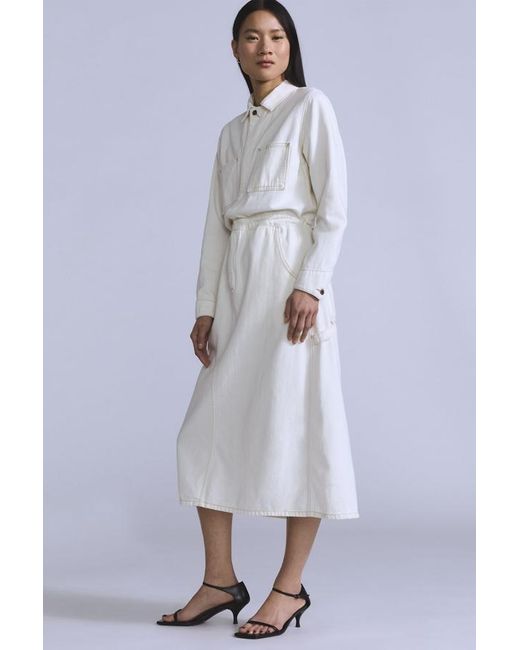 Levi's White Boiler Dress