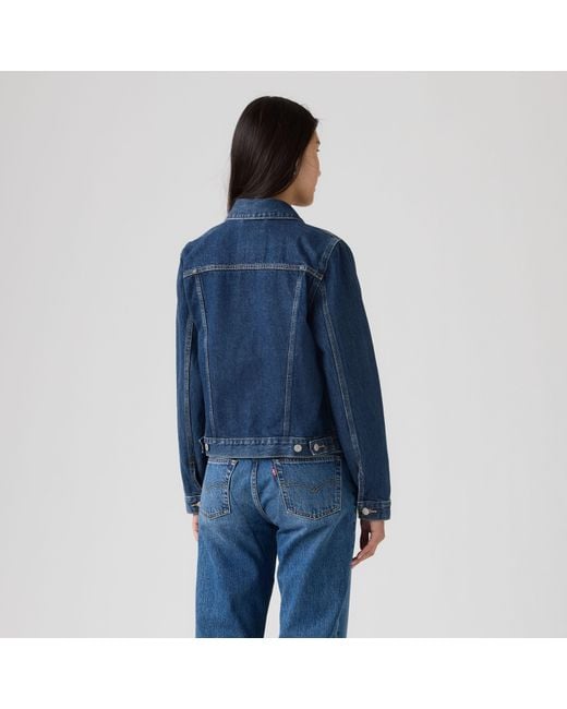 Levi's Het Original Truckerjack in het Blue