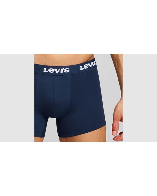 Levi's Blue Basic Boxer Brief 2 Pack for men