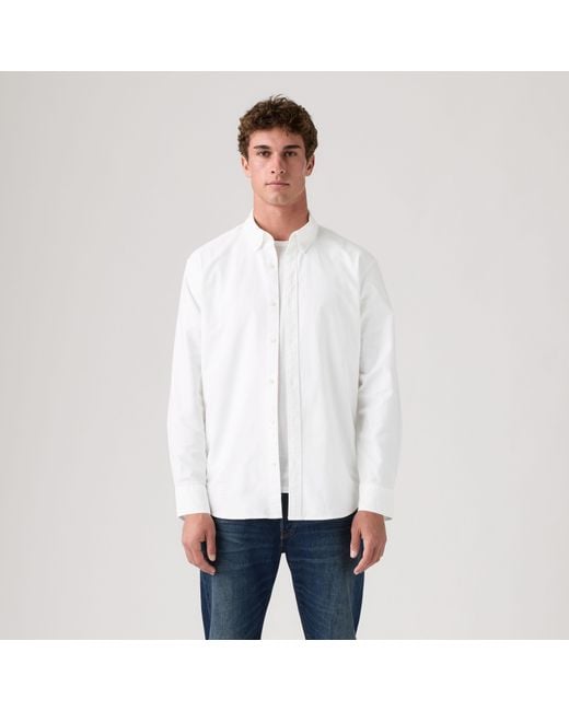 Levi's Authentic Overhemd Met Knopen in het White voor heren