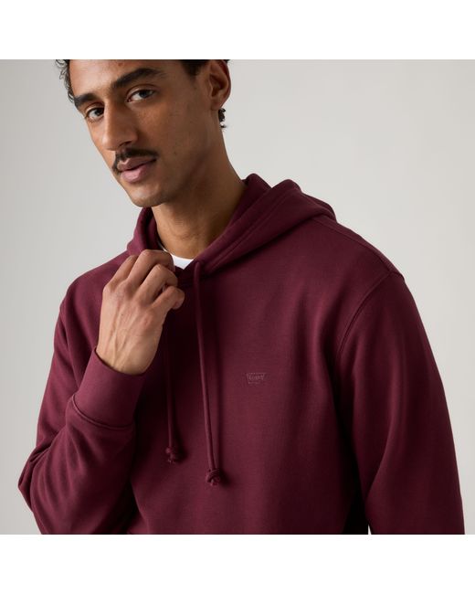 Levi's Red New Original Housemark Hoodie for men