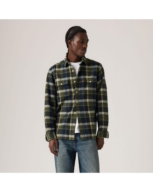 Levi's Gray Jackson Worker Overshirt for men