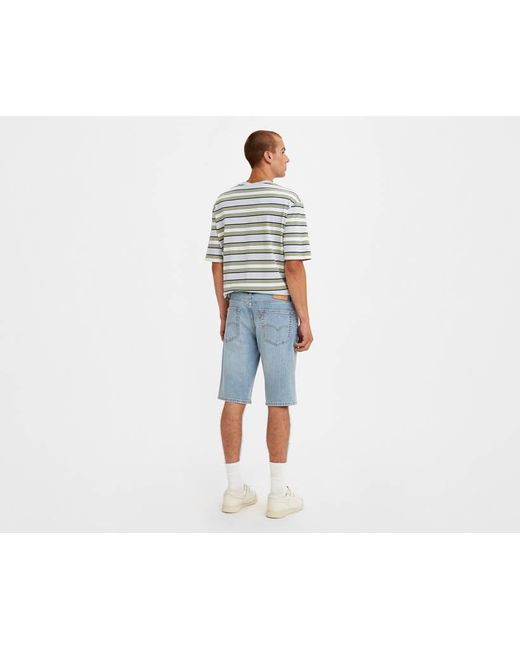 Levi's 405 Standaard Short in het Blue voor heren