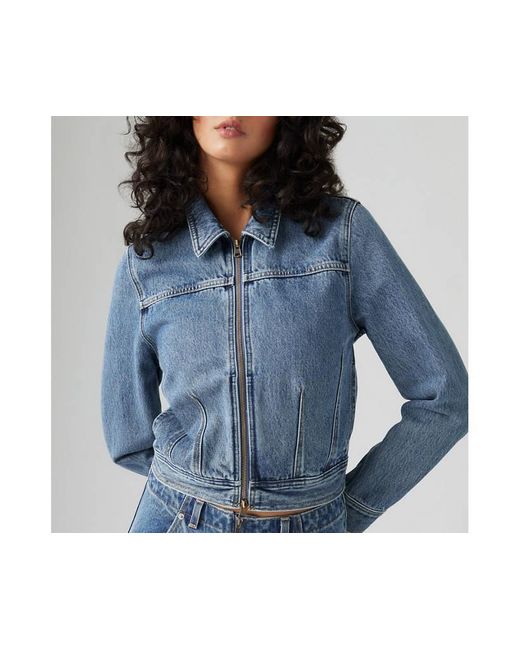Levi's Xs Dart Trucker Jacket in het Blue