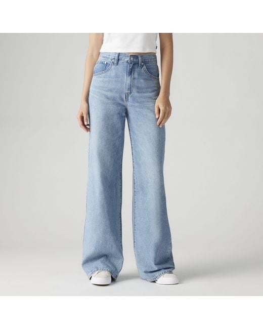 Levi's Blue Cinch Baggy Lightweight Jeans