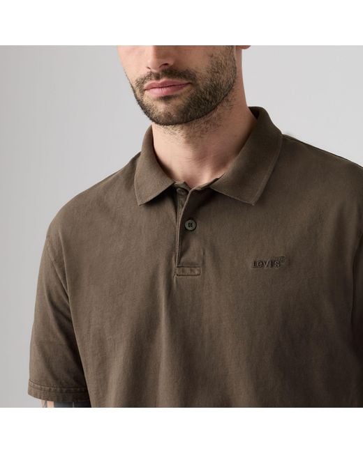 Authentic Polo Levi's de hombre de color Brown
