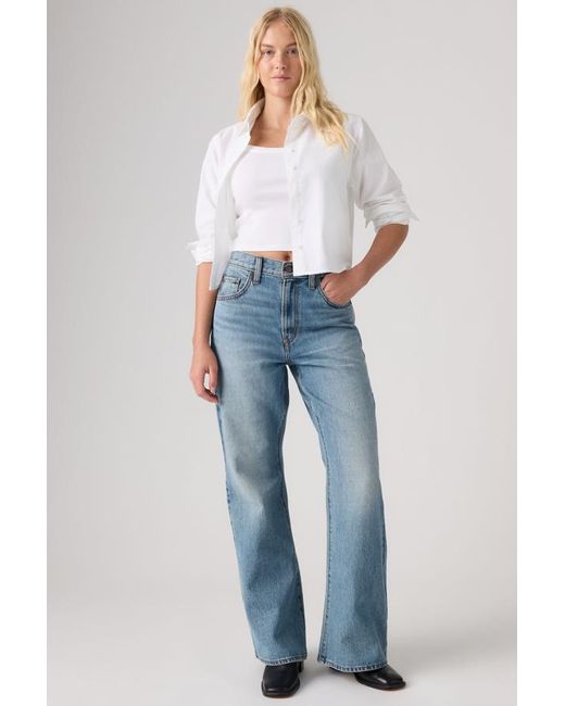 Levi's Blue Cinch Flare Jeans