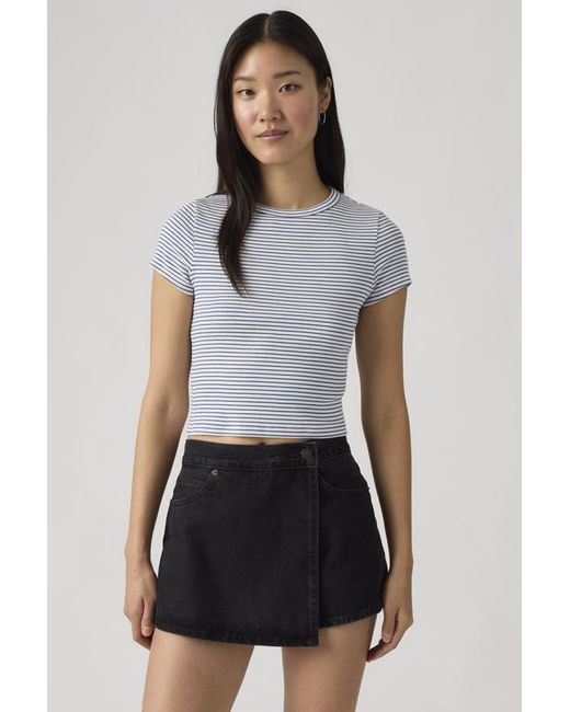 Levi's Blue Hayes Cropped Tee