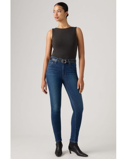 Levi's Blue 721 High Rise Skinny Jeans