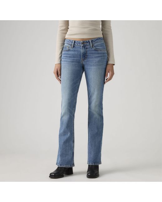 Levi's Blue Low Slim Boot Jeans