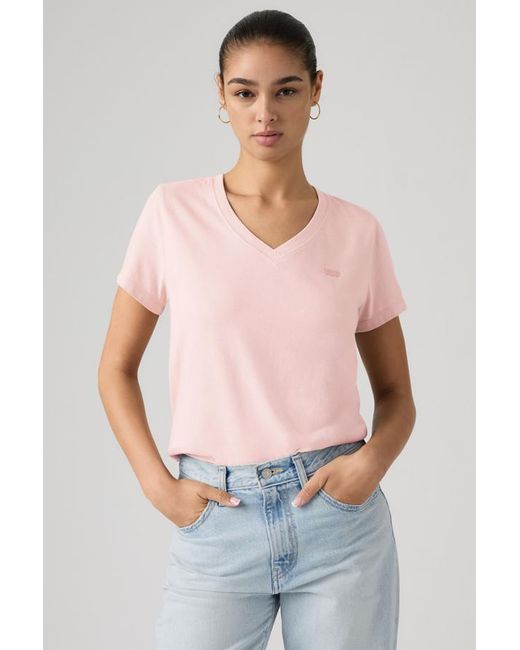 Levi's Multicolor Favorite Cotton V Neck Tee