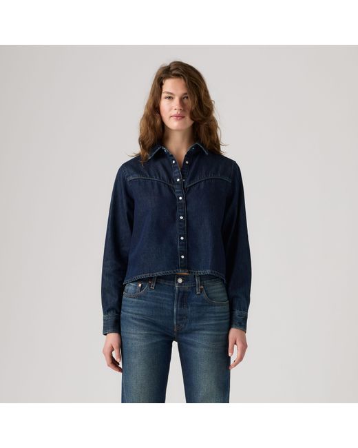 Levi's Logan Shacket in het Blue