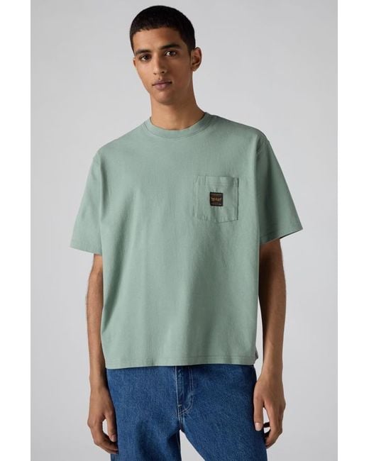 Levi's Green Workwear Pocket Tee for men