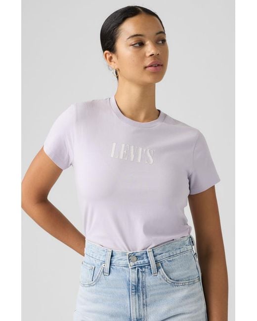 Levi's White The Perfect Tee
