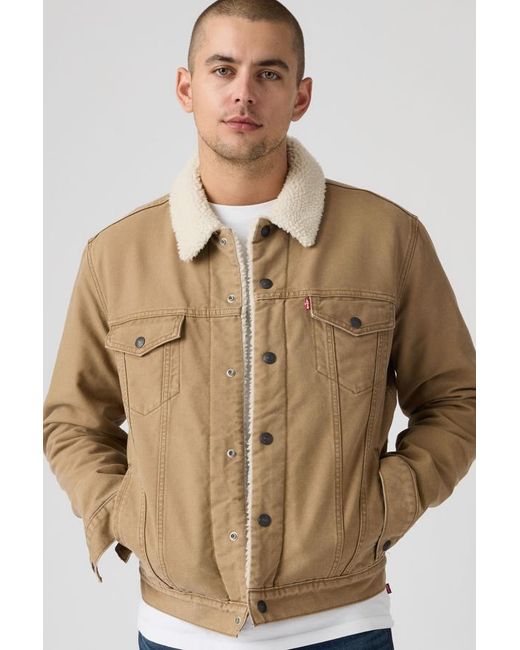 Levi's Natural Type Iii Sherpa Trucker Jacket for men