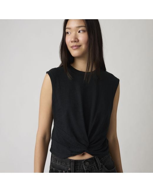 Levi's Black Jemma Knot Tee