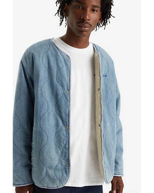 Levi's Black Abbotts Reversible Filled Cardi Jackets for men