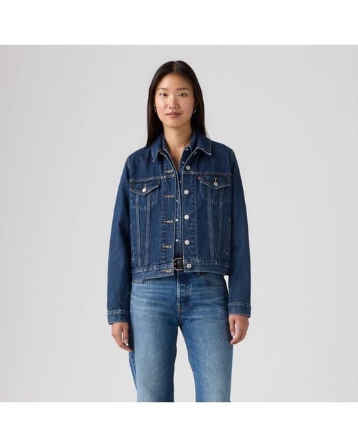 Levi's Het Original Truckerjack in het Blue
