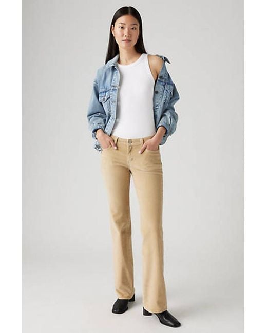 Levi's Black Superlow Bootcut Corduroy Trousers