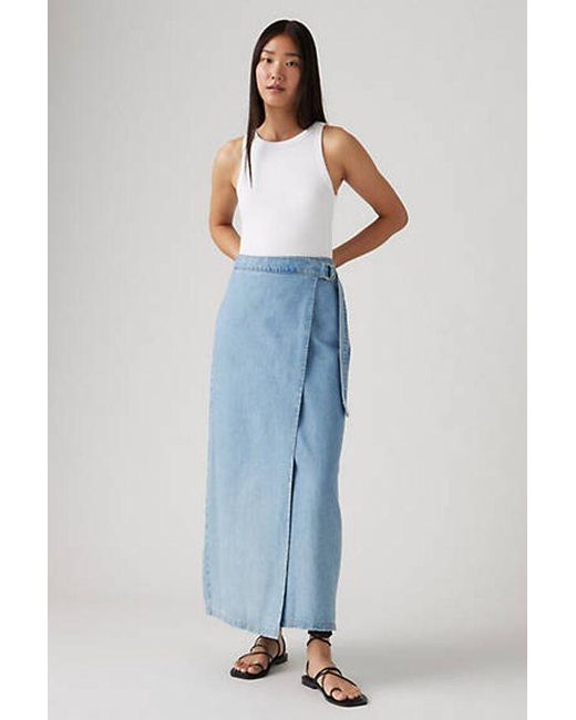Gonna Avvolgente Column di Levi's in Blue