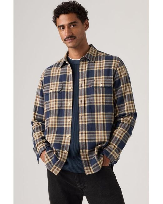 Jackson Worker Overshirt Levi's de hombre de color Gray
