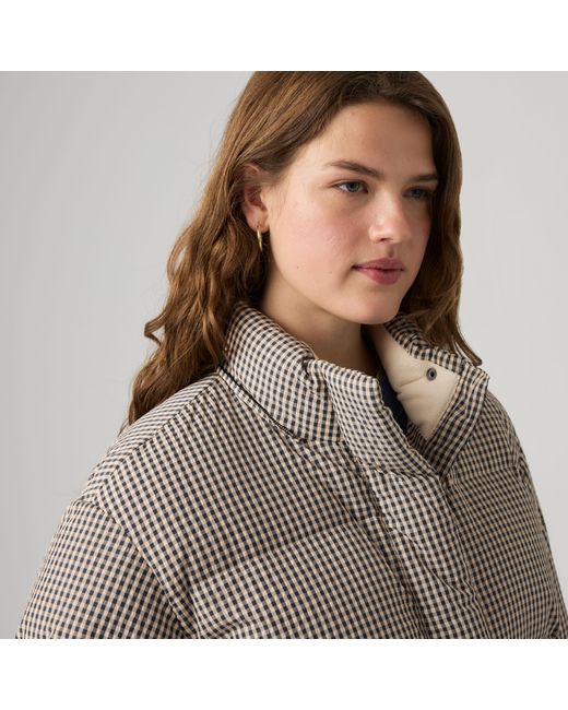 Tate Bubble Puffer Levi's en coloris Gray