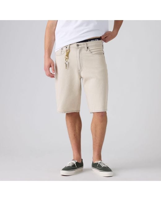 Levi's Gray 478 Baggy Shorts for men