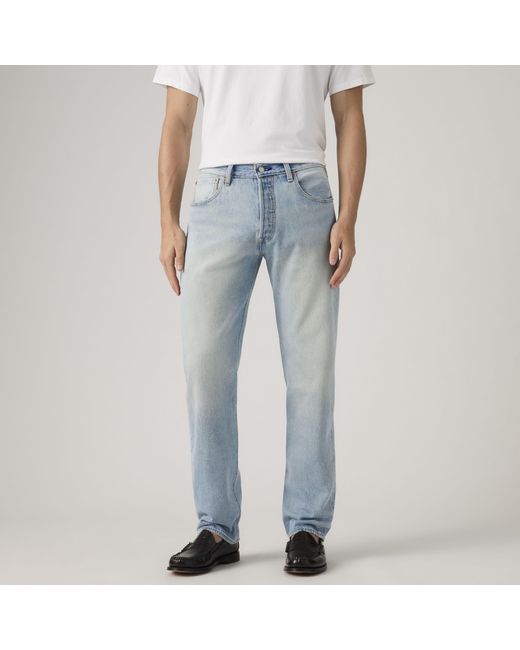 Levi's Blue 501 Relaxed Jeans for men