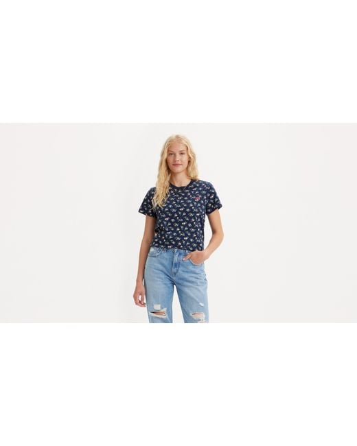 Levi's The Perfect T Shirt in het Black