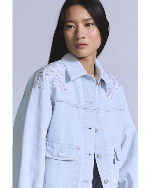 Levi's Bliss Trucker Jacket in het Blue
