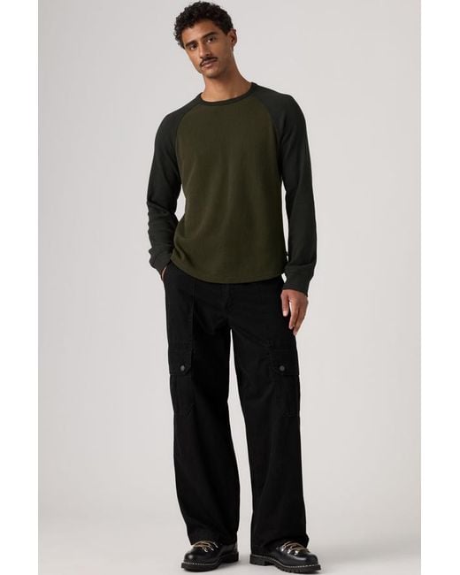 Levi's Black Extra Baggy Cargo Pants for men