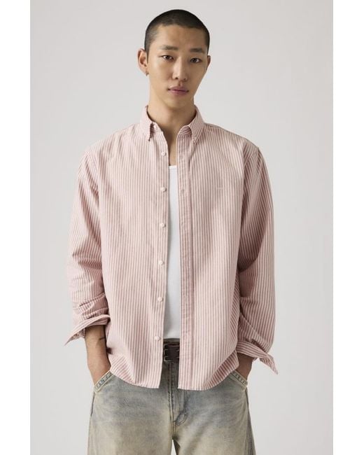 Levi's Authentic Hemd Mit Knopfleiste in Pink für Herren