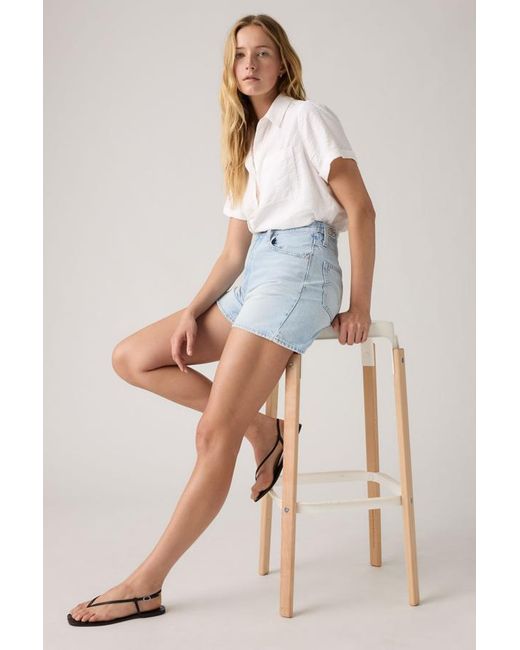 Levi's Natural Cinch Mid Thigh Shorts