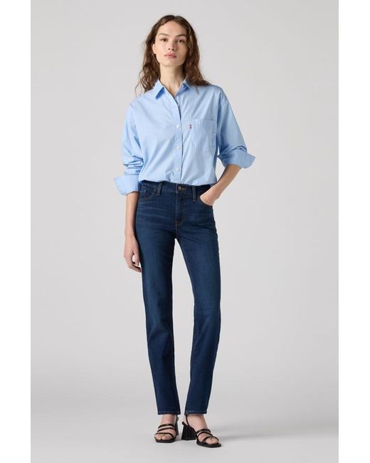 Levi's Blue 312 Shaping Slim Jeans